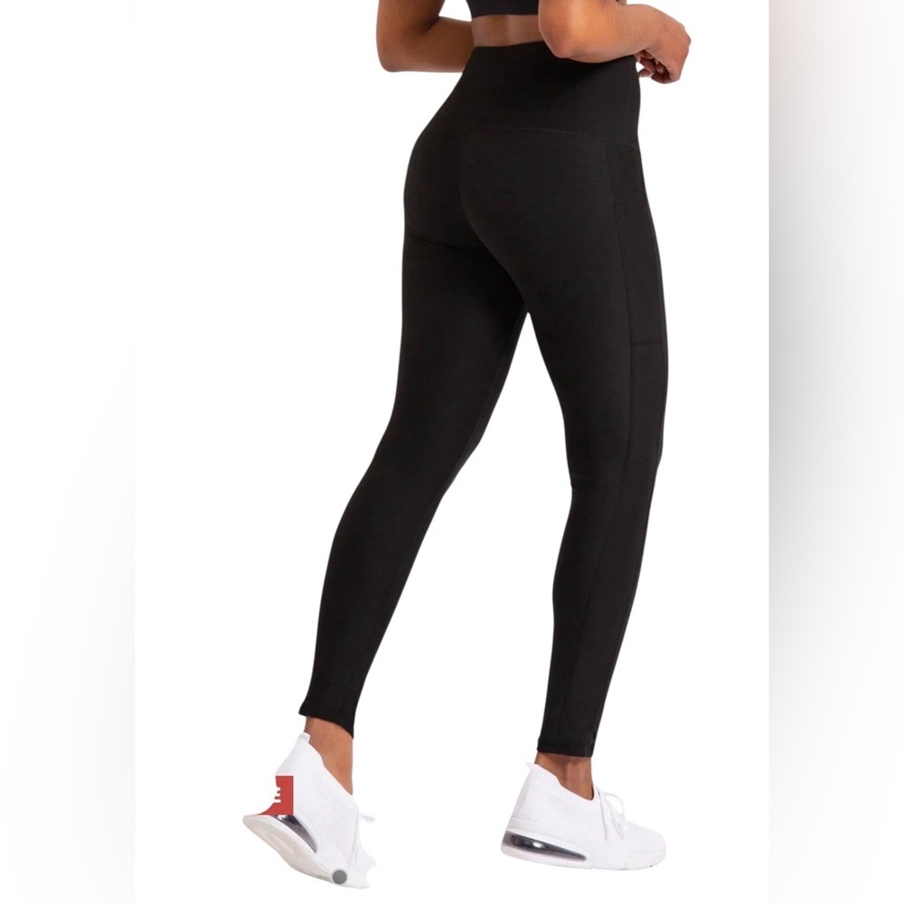 NWT Shapemint Black High Waisted Shaping Leggings size extra large - Picture 3 of 8